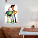 buzz and woody the toys Poster Metal print wall art