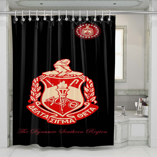 delta sigma theta shower curtains