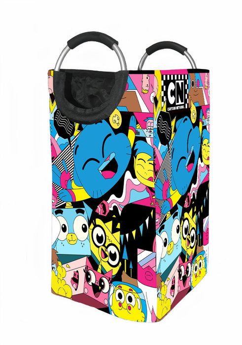 cartoon network pop art character Laundry Hamper | Laundry Basket