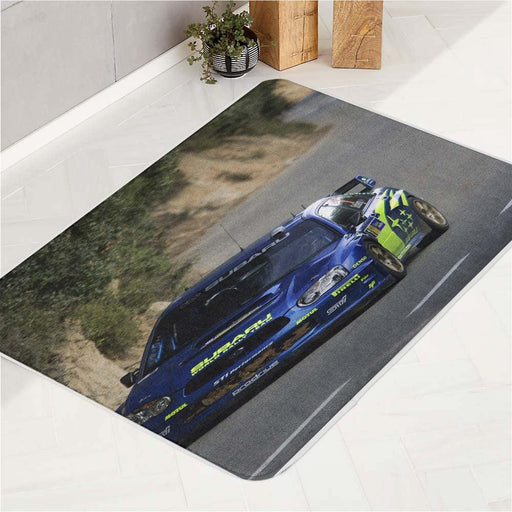 calm down car racing monster bath rugs