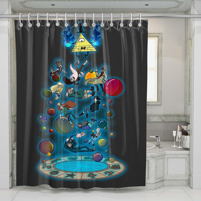 cartoon network portal shower curtains