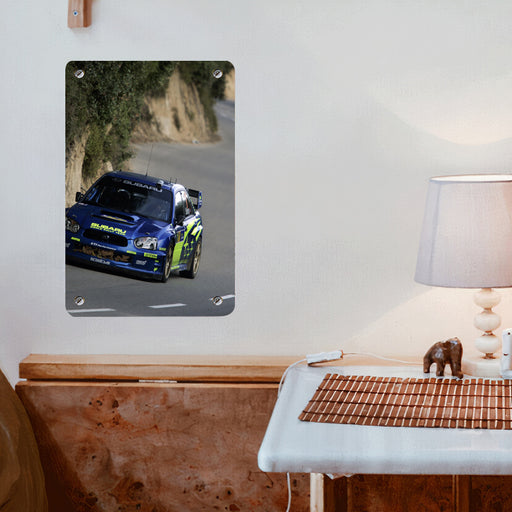 calm down car racing monster Poster Metal print wall art