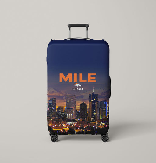 denver broncos mile high Luggage Cover | suitcase