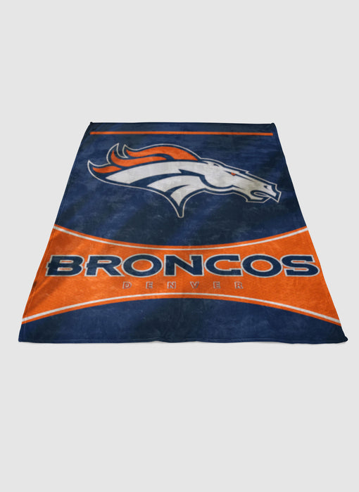 DENVER BRONCOS NFL LOGO 1 soft fleece blanket