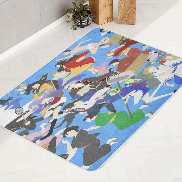 character of gintama animation bath rugs