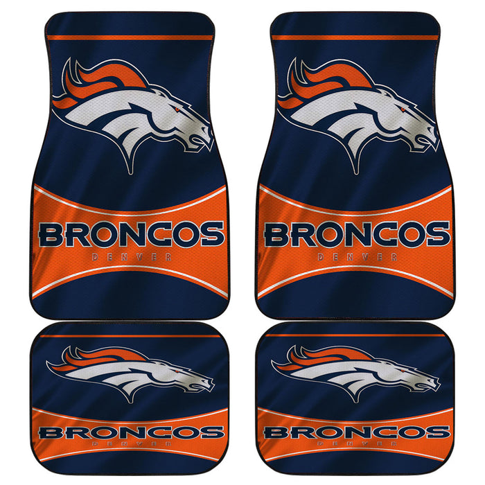 DENVER BRONCOS NFL LOGO 1 Car floor mats Universal fit