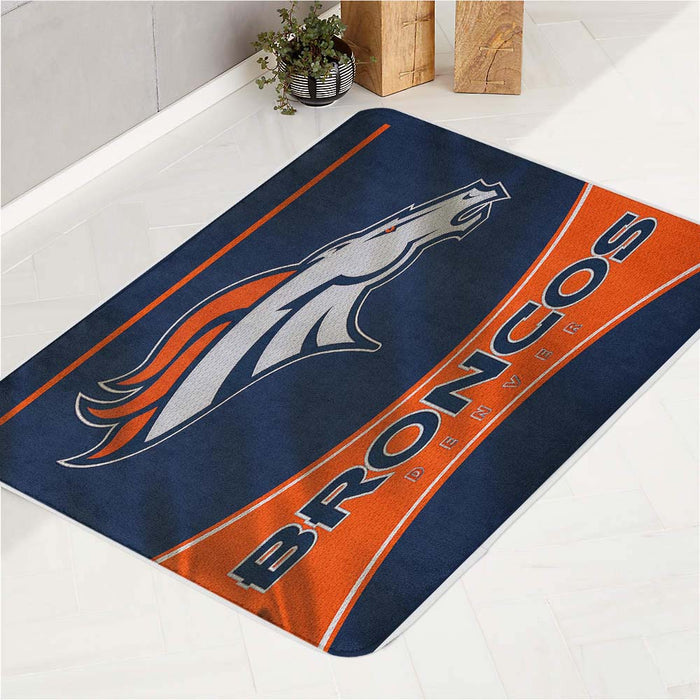 DENVER BRONCOS NFL LOGO 1 bath rugs