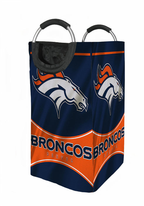 denver broncos nfl logo 1 Laundry Hamper | Laundry Basket