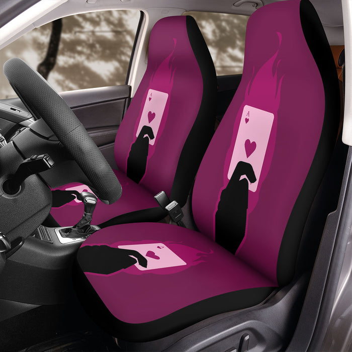 card of gambit marvel Car Seat Covers