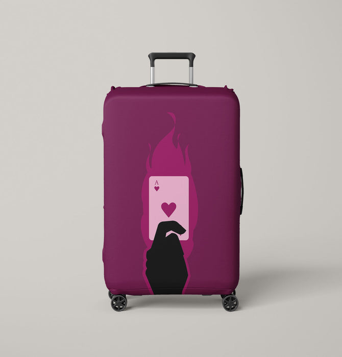 card of gambit marvel Luggage Covers | Suitcase