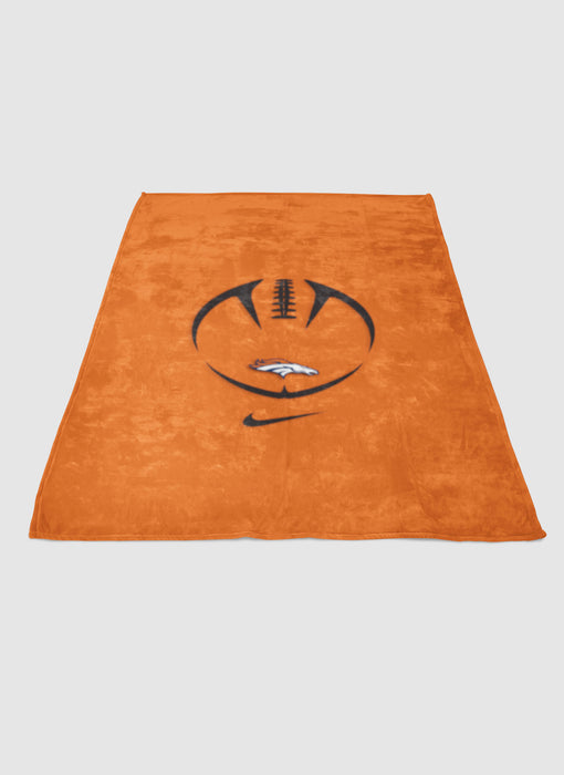 Denver Broncos nike 2 soft fleece blanket