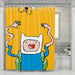 cartoon of finn adventure time shower curtains