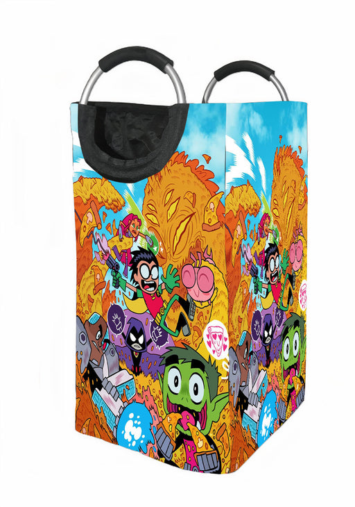 cartoon teen titans Laundry Hamper | Laundry Basket