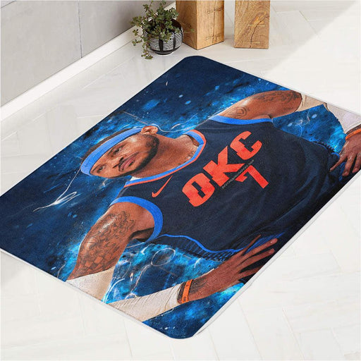 carmelo anthony okc nba bath rugs