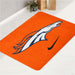 denver broncos nike logo bath rugs