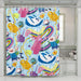 character pattern of adventure time shower curtains