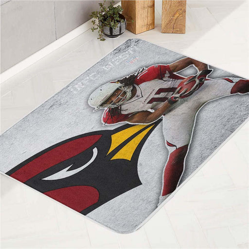 cardinalsplayer nfl break the wall bath rugs