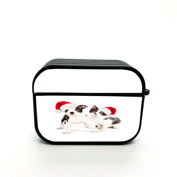 cat and dog christmas airpods case