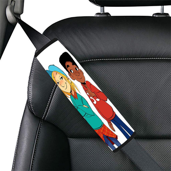 cat and dog christmas Car seat belt cover