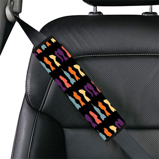 characters silhouette of futurama Car seat belt cover