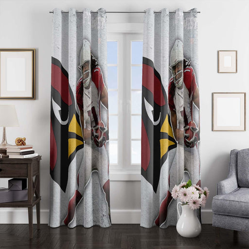 cardinalsplayer nfl break the wall window Curtain