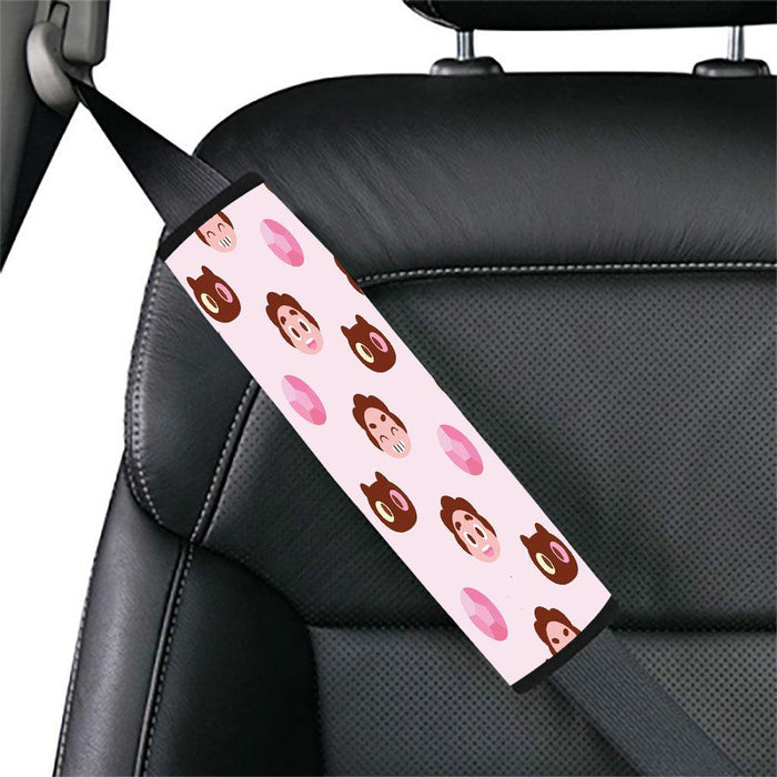 cat black and white Car seat belt cover