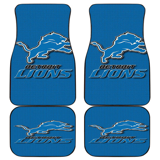 detroit lions 2 Car floor mats Universal fit