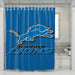 detroit lions 2 shower curtains