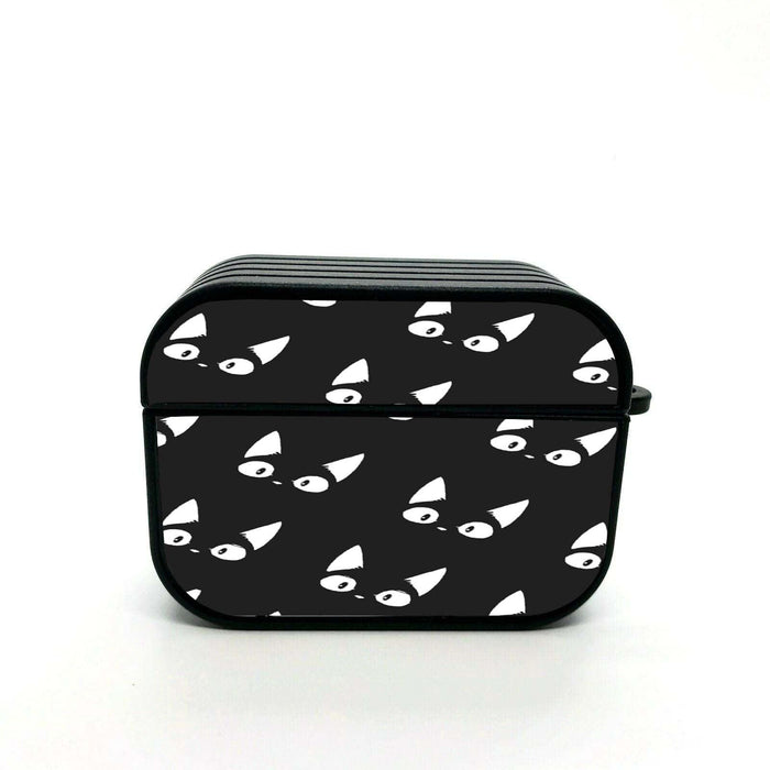 cat black and white airpods case