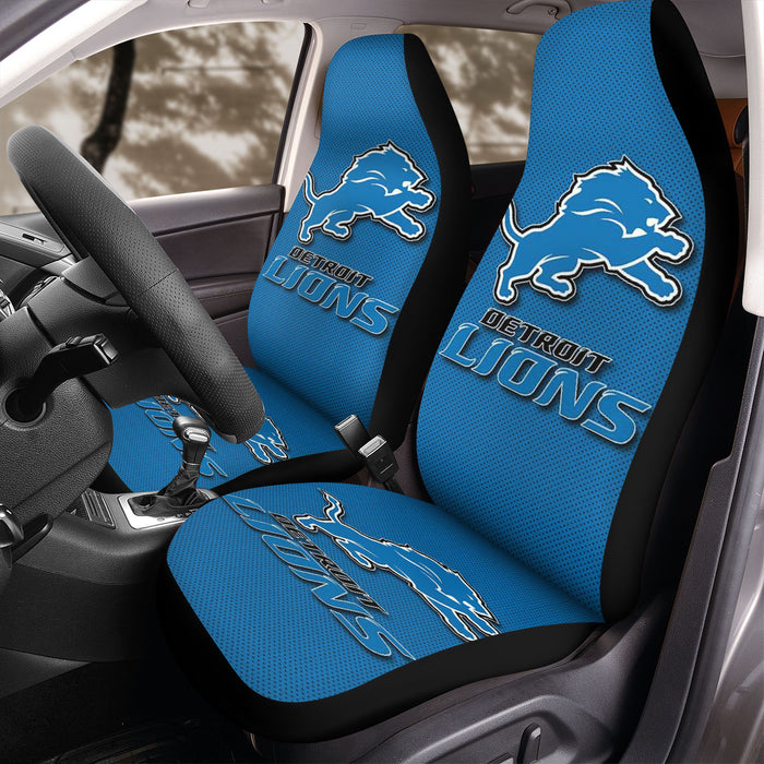 detroit lions 2 Car Seat Covers