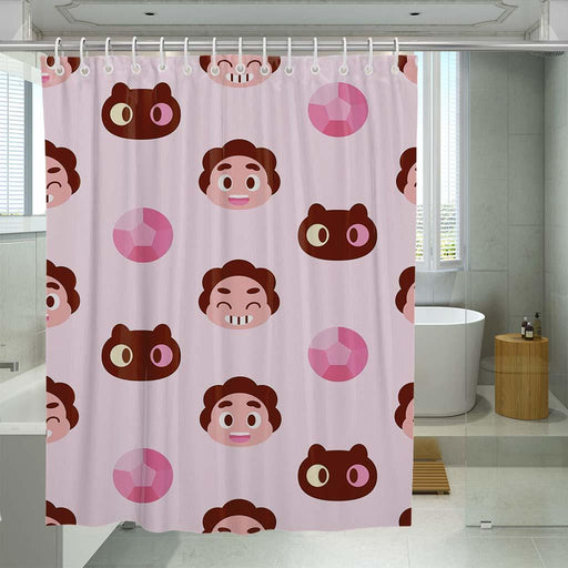 cat black and white shower curtains