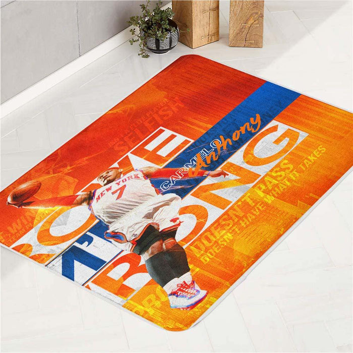 carmelo anthony player knicks bath rugs