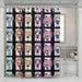 chibi avatar character steins gate shower curtains