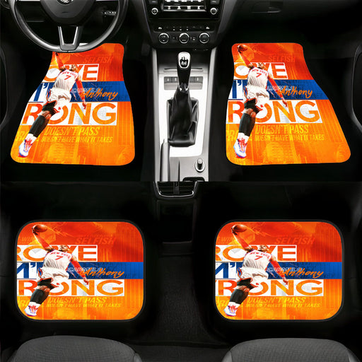 carmelo anthony player knicks Car floor mats Universal fit