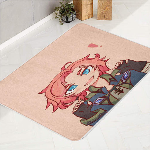 cartoon style maeve paladins bath rugs