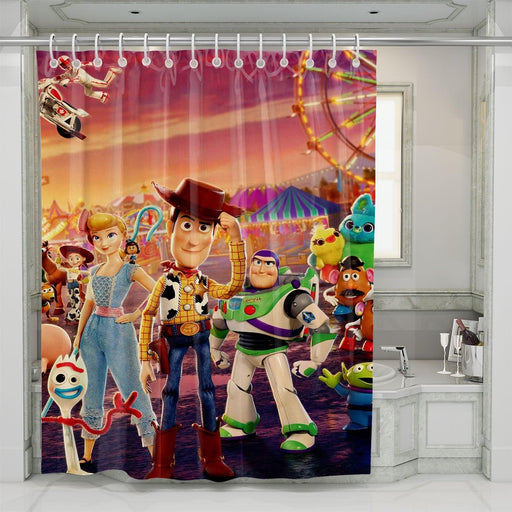 carnaval toy story character fourth shower curtains