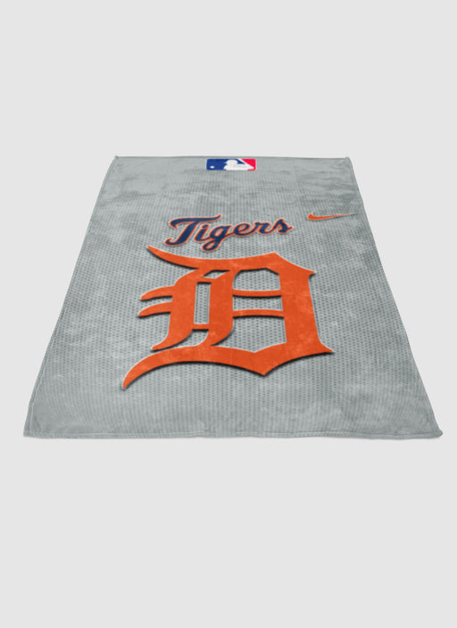 detroit tigers mlb logo 2 soft fleece blanket