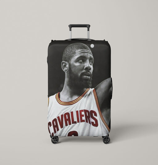 cavaliers kyrie irving almost monochrome Luggage Covers | Suitcase