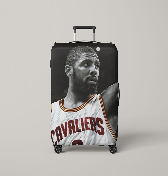 cavaliers kyrie irving almost monochrome Luggage Covers | Suitcase