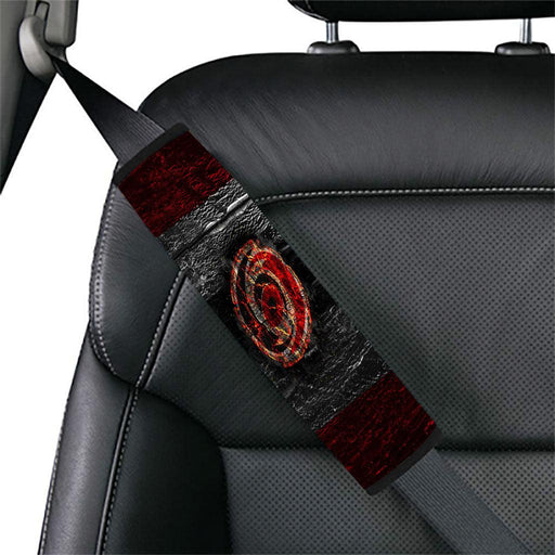 carolina hurricanes logo fired Car seat belt cover - Grovycase