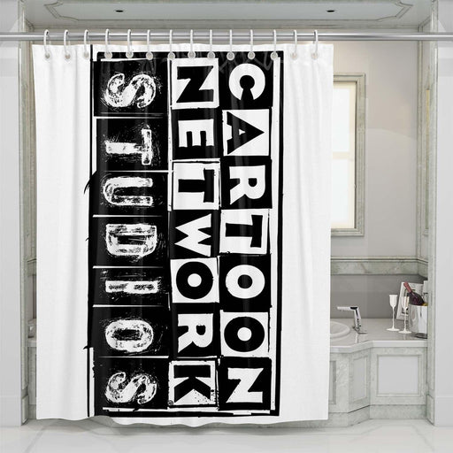 catoon network studios shower curtains