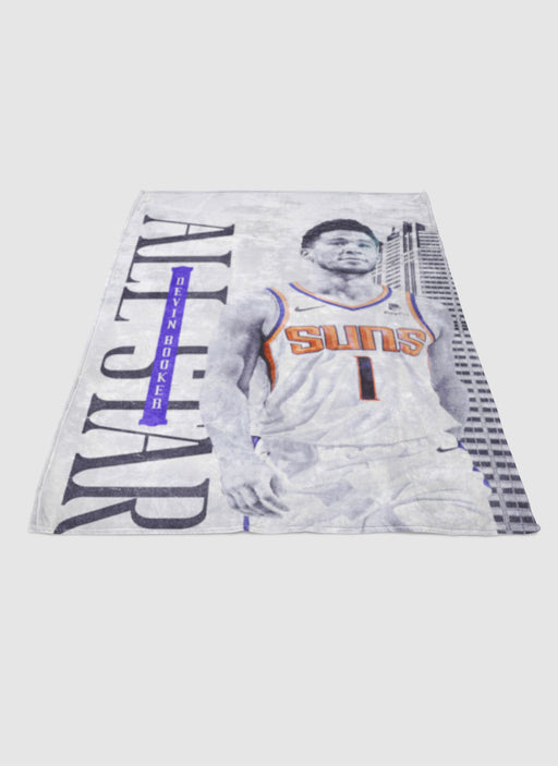 devin booker soft fleece blanket