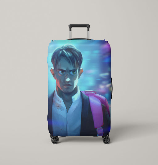 cartoon style altered carbon Luggage Covers | Suitcase