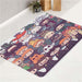 chibi hogwarts student harry potter bath rugs