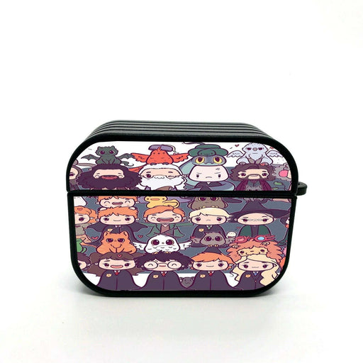 chibi hogwarts student harry potter airpods case