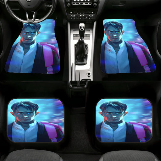 cartoon style altered carbon Car floor mats Universal fit