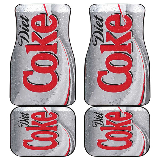 Diet Coke silver Car floor mats Universal fit