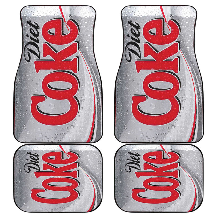 Diet Coke silver Car floor mats Universal fit