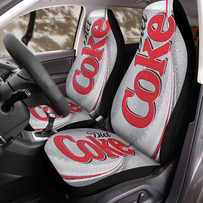 Diet Coke silver Car Seat Covers