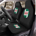 castrol racing logo Car Seat Covers